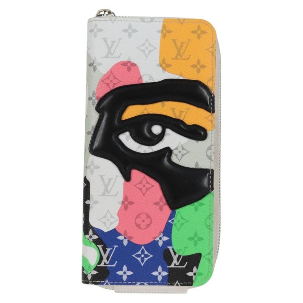 Louis Vuitton Monogram LV Portrait Zippy Vertical Wallet White